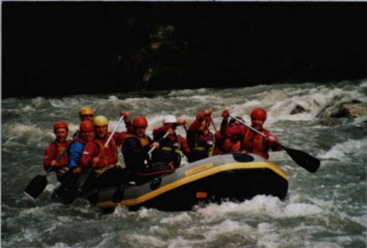 Nasse Action auf der Salzach