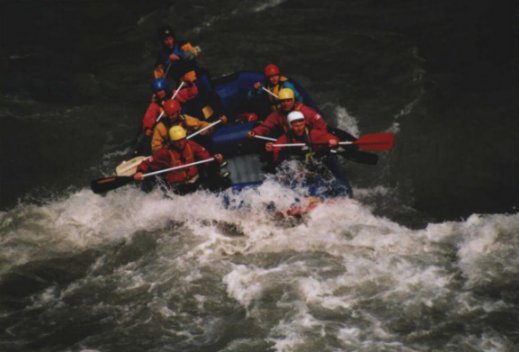 Nasse Action auf der Salzach